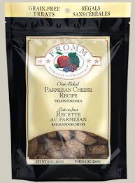Fromm Four-Star Parmesan Cheese Oven Baked Dog Treats, 6-Ounce Bag